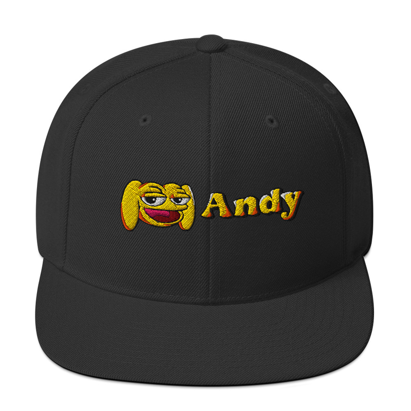 a6396c861ff7e5073feef5ba5c74e35f_preview.png $ANDY Snapback Hat - Image 1