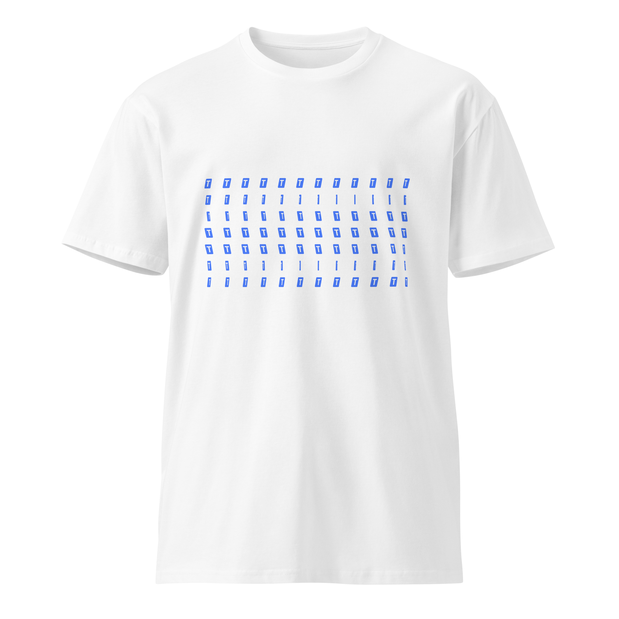 unisex-premium-t-shirt-white-front-68f7c874a2ff7 $TET Hype Collection Premium T-Shirt V10 - Image 1