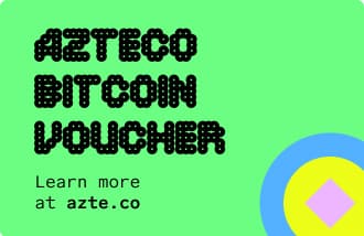 Azteco Bitcoin Voucher - On-chain Gift Card USD