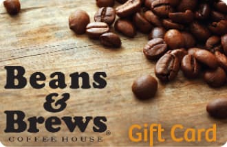 Beans & Brews Gift Card USD