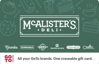 McAlister’s Gift Card USD