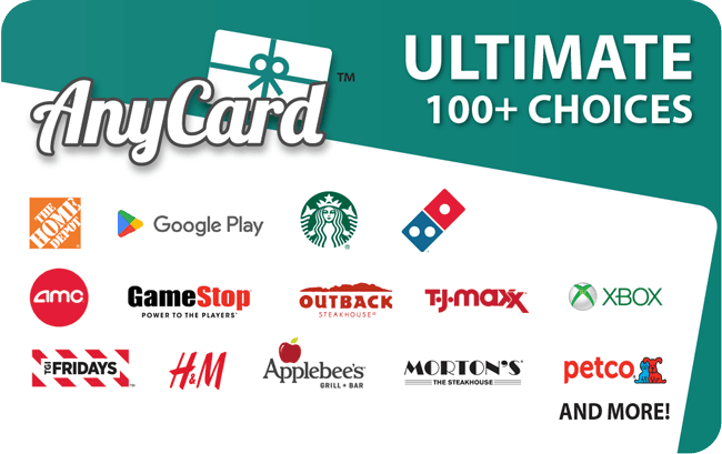 AnyCard Ultimate Gift Card USD