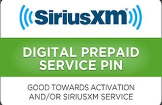 SiriusXM Radio Gift Card USD
