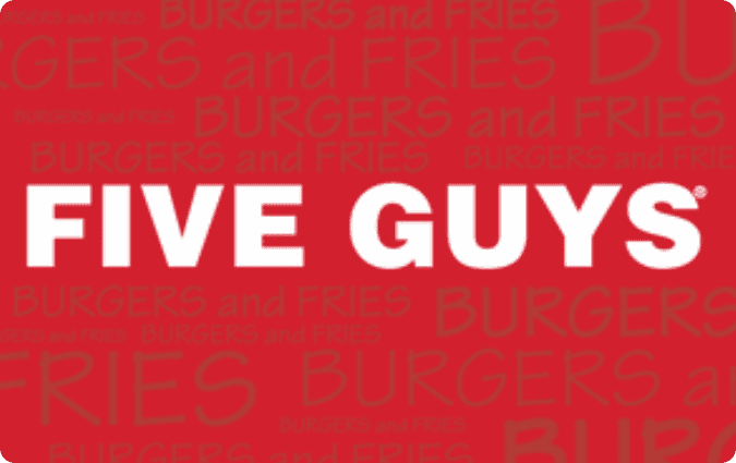 Five Guys Gift Card USD