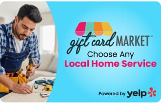 Gift Card Market Home Services Gift Card USD