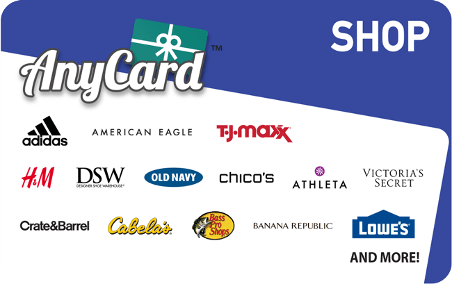 AnyCard Shop Gift Card USD