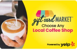 Gift Card Market Coffee Shops Gift Card USD
