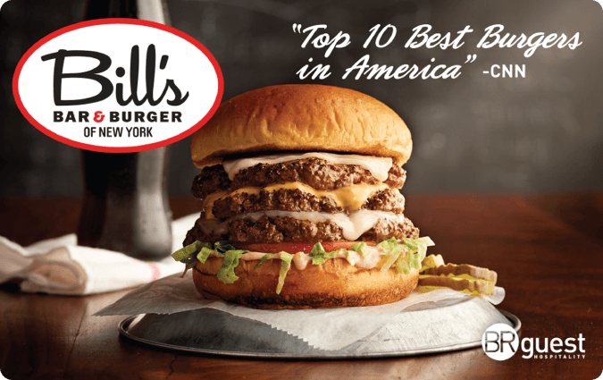 Bill's Bar & Burger Gift Card USD