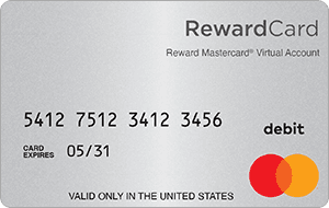 Mastercard® Reward Virtual Account, 12-Month Expiration Gift Card USD