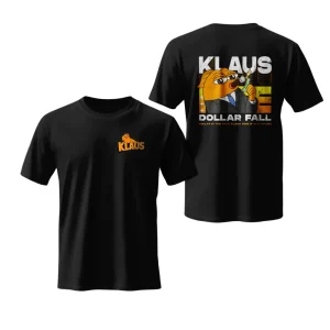 Klaus Meme Coin "Dollar Fall" T-Shirt - Official Merch