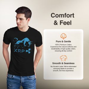 XRP Bull Run Crypto T-Shirt - Cotton Blockchain Ripple Coin Tee