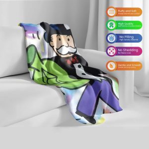 Blockchain Baron & Ethereum Tycoon Plush Blanket