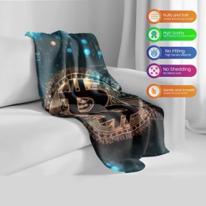 Neon Circuit Bitcoin: Cyberpunk Crypto Comfort Blanket