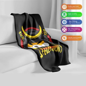 Shiba Army Samurai Crypto Plush Blanket