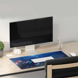 Digital Trading Candlestick Chart Mouse Pad