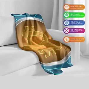 Bitcoin Circuitry Dream Comforter - Tech-Inspired Crypto Bedding