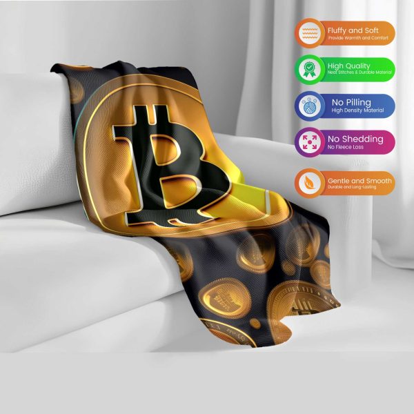 Dark Mode Bitcoin: Premium Crypto Comfort Blanket - Image 2
