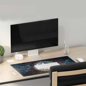 Bitcoin Cryptocurrency Themed Gaming Mouse Pad - Durable & Non-Slip
