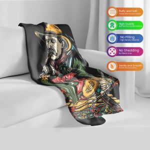 Pixel Pulse Bitcoin Circuitry Plush Blanket