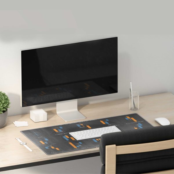 Crypto Currency Blockchain Network Gaming Mouse Pad - Non-slip & Stitched Edges - Image 2