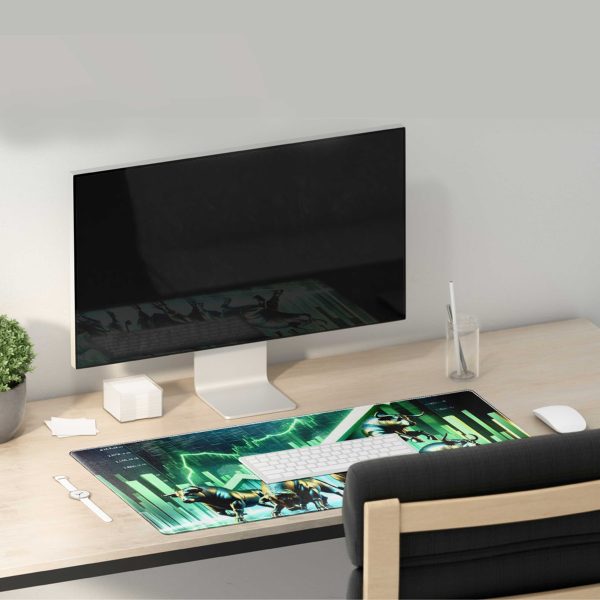 Wall Street Bulls & Upward Trend Mouse Pad - Powering Your Financial Endeavors - Image 2