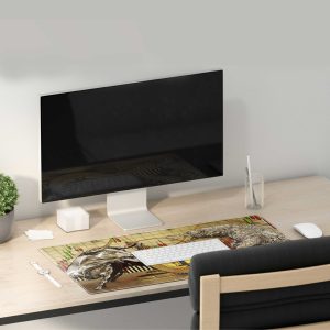 Bitcoin Bull vs. Bear Market Trading Mouse Pad - Non-Slip & Fade-Resistant