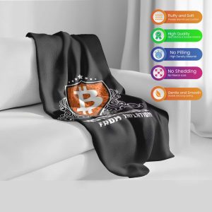 "Protect Yourself From Inflation" Bitcoin Plush Blanket