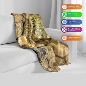 Electrified Bitcoin Power Comforter - Dynamic Crypto Bedding