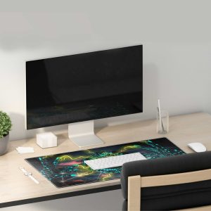 Digital Bitcoin Energy Mouse Pad - Crypto Power & Precision