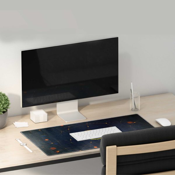 Bitcoin Network & HUD Display Gaming Mouse Pad - Crypto Tech Desk Mat - Image 2