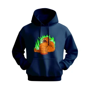 Klaus Meme Coin "Fiery Strength" Hoodie - Official Merch