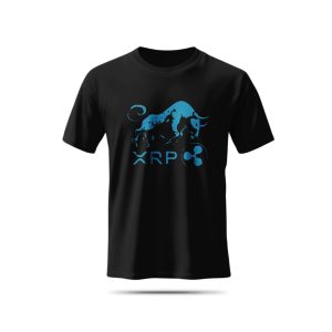 XRP Bull Run Crypto T-Shirt - Cotton Blockchain Ripple Coin Tee