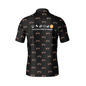 HODL Candlestick Crypto Polo Shirt - Investor Trading Chart Tee - High Quality Polyester