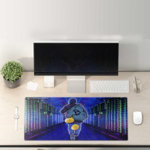 Premium Bitcoin Crypto Gaming Mouse Pad - Durable & Non-Slip Desk Mat