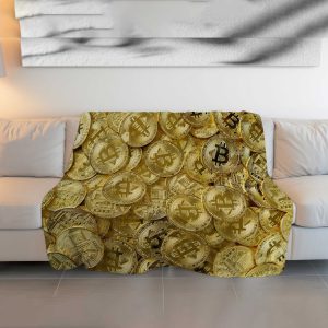 Bitcoin Gold Dream Luxury Comforter - Ultra-Soft & Durable Crypto Bedding