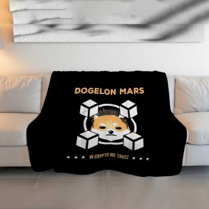 Doge Martian CryptoDream Plush Blanket