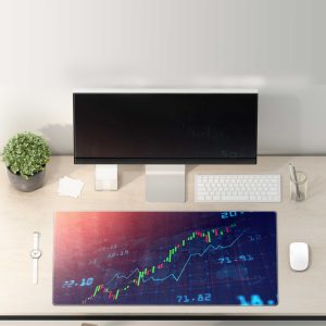 Dynamic Stock Chart Mouse Pad - Elevate Your Trading & Workspace