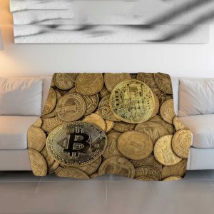 Electrified Bitcoin Power Comforter - Dynamic Crypto Bedding
