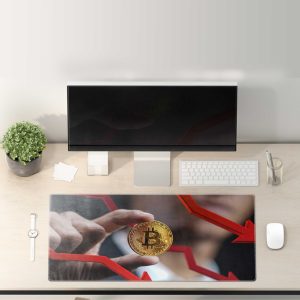 Bitcoin & Market Dynamics Mouse Pad - Crypto Trading & Beyond