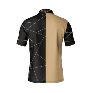 Golden Bitcoin Polo Shirt - Luxury Crypto Design - High Quality Polyester Unisex Tee