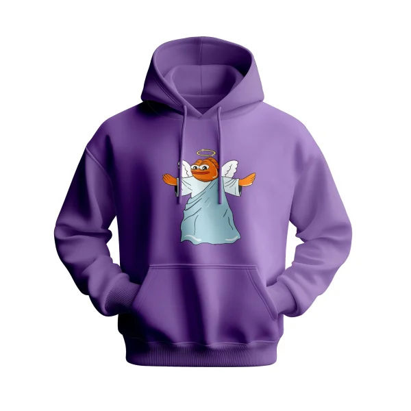 Klaus Meme Coin "Angel of Finance" Hoodie - Official Merch - Image 4