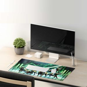 Wall Street Bulls & Upward Trend Mouse Pad - Powering Your Financial Endeavors