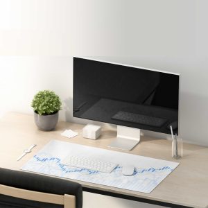 Crypto Currency Blockchain Network Gaming Mouse Pad - Non-slip & Stitched Edges