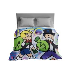 Blockchain Baron & Ethereum Tycoon Plush Blanket