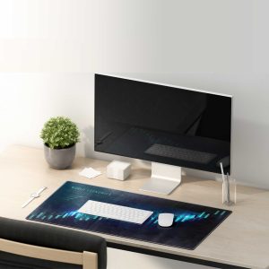 World Economics & Global Market Data Chart Mouse Pad - Dynamic Finance Display