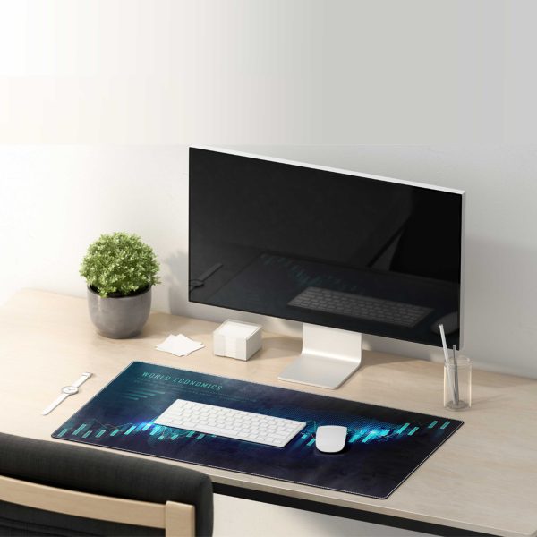 World Economics & Global Market Data Chart Mouse Pad - Dynamic Finance Display - Image 4