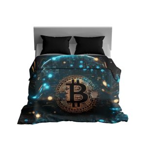 Neon Circuit Bitcoin: Cyberpunk Crypto Comfort Blanket