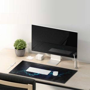 Nifty 50 & Global Stock Market Chart Mouse Pad - Dynamic Trading Display