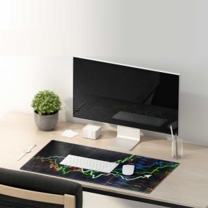 Trading Stock Market Graph Mouse Pad