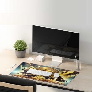 Bitcoin Bull Market Crypto Trading Mouse Pad - Non-Slip Rubber Base & Durable Stitched Edges